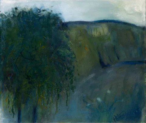 THE TREE OF LIFE by Anita Shelbourne, acrylic on canvas, sold Jul 2020