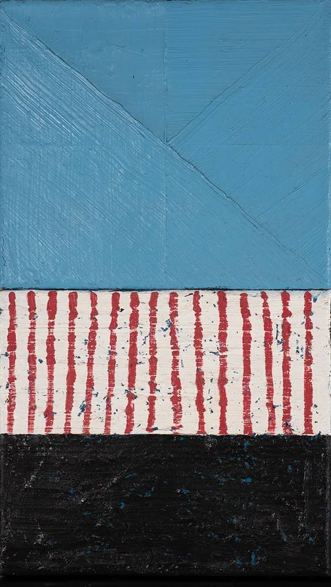 John Noel Smith, UNTITLED FIELD PAINTING (DIPTYCH) 2004, oil on canvas; (unframed)