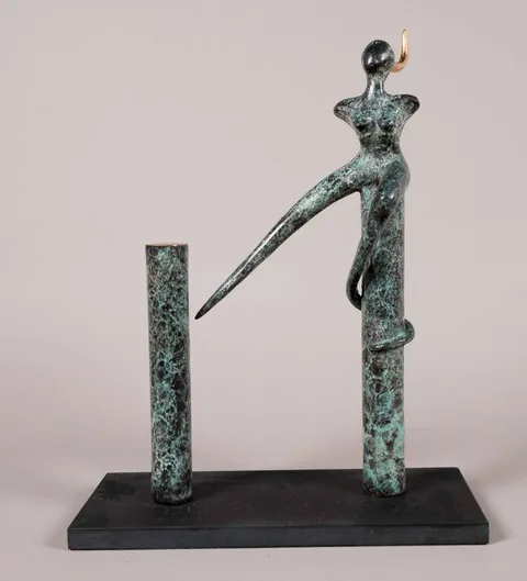 EXPLORE by Orla de Brí, 2007, bronze on honed slate; (no. 2 from an edition of 3), offered Jul 2020
