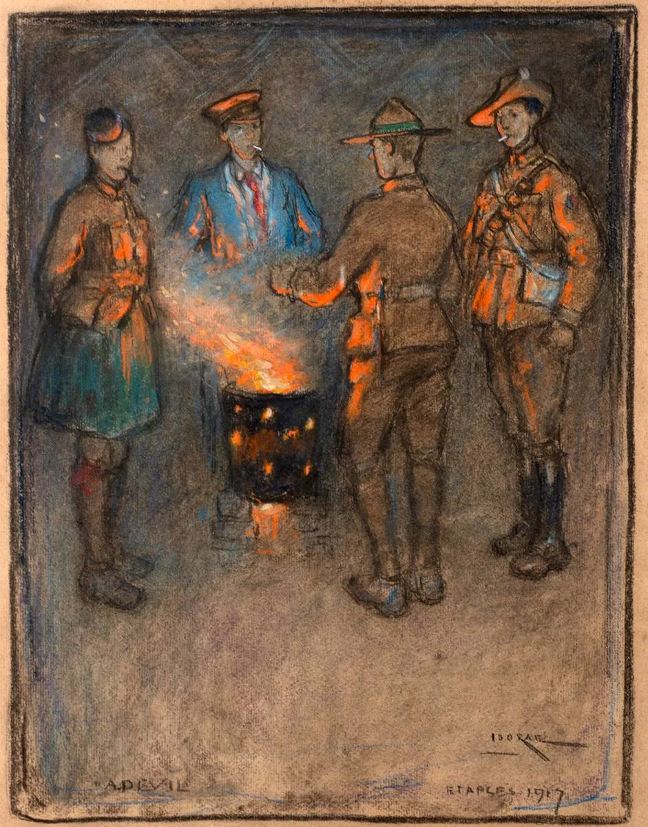 Isobel Rae, A DEVIL ETAPLES, 1917, signed and inscribed with title