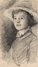 John Butler Yeats, PORTRAIT OF A YOUNG GIRL