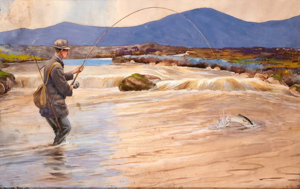 Walter Till, THE FISHERMAN'S PARADISE, circa 1925, watercolour