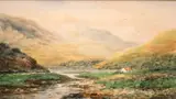Alexander Williams, NEAR LEENANE, KILLARY BAY (A FISHERMAN'S COTTAGE)