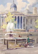 Mary Georgina Barton, FOUNTAIN IN TRAFALGAR SQUARE, LONDON
