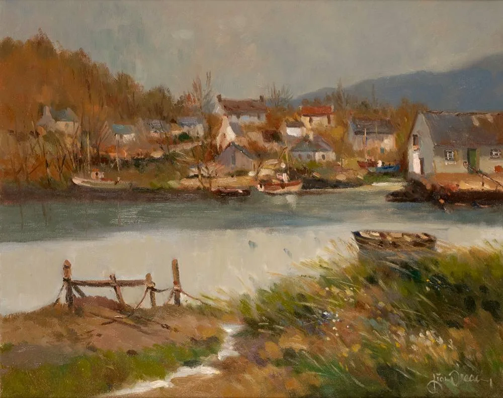 ARKLOW by Liam Treacy, oil on canvas, offered Jul 2020