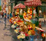 Liam Treacy, FLOWER SELLERS, GRAFTON STREET, DUBLIN