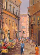 Liam Treacy, THE FLOWER SELLER, ROME
