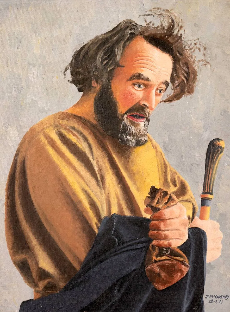 J. McCartney, JUDAS FROM OBERAMMERGAU, 1961, oil on canvas
