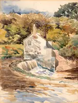Tom Nisbet, HOUSE BY A STREAM