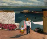 Maeve Taylor, WAY TO THE BEACH, SUMMER, BALLYCOTTON HARBOUR