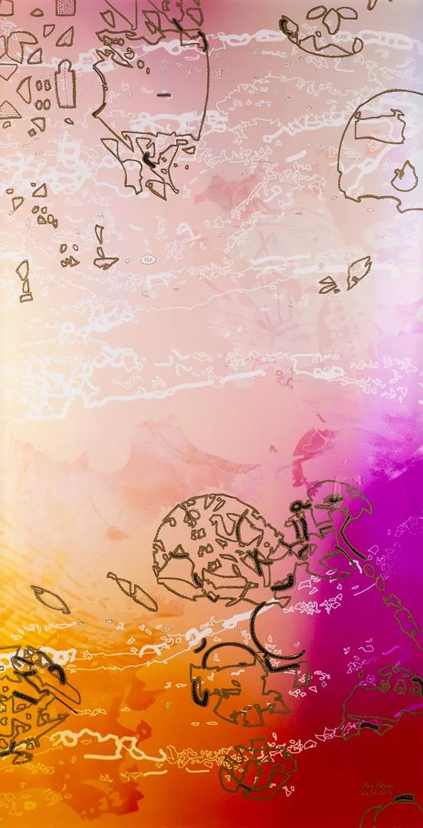 UNTITLED II by Julia Ibbini, 2010, mixed media, offered Jul 2020