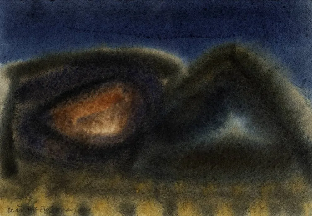 SHORELINE by Seán McSweeney, 2004, watercolour, sold Feb 2020