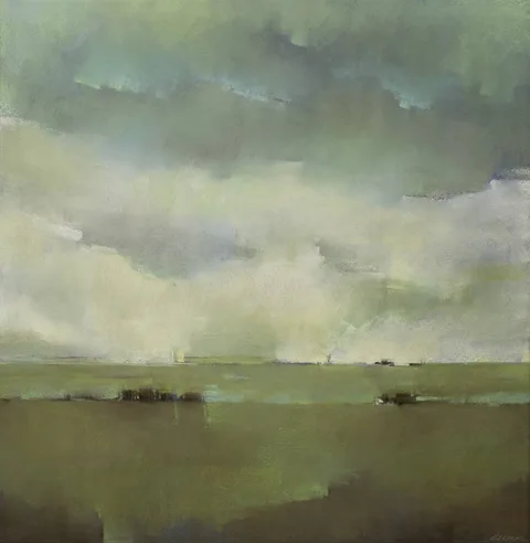 Kathleen Dunn, GENTLE INCLINE, 2007, pastel