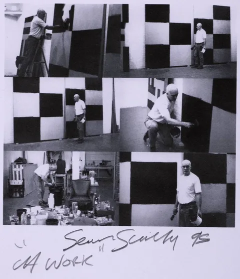AT WORK by Sean Scully, 1995, digital print, sold Feb 2020