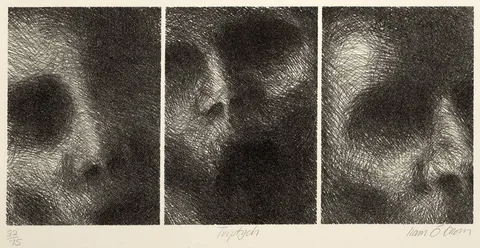 Liam ó Broin, TRIPTYCH, etching monoprint; (no. 22 from an edition of 75)