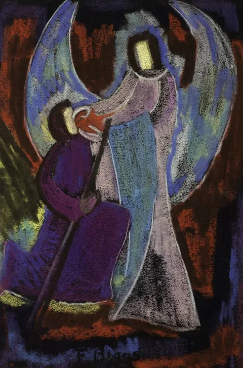 Frances Biggs, 'I HAVE CALLED YOU BY YOUR NAME' - JEREMIAH, pastel