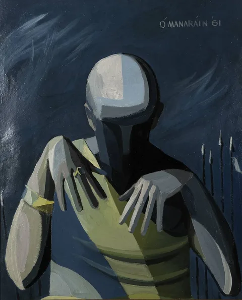 Matthew Joseph Mannering, PONTIUS PILATE, oil on board