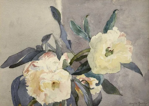 Moyra Barry, STILL LIFE WITH ROSES, watercolour
