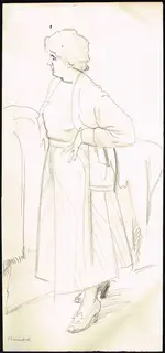 Patrick Leonard, SKETCHES FEMALE FIGURES AND STATUARY (SET OF TWELVE)