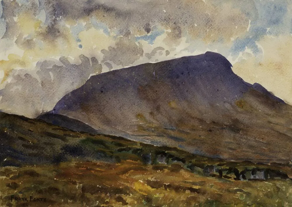 MUCKISH, COUNTY DONEGAL by Frank Forty, watercolour, sold Feb 2020