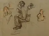 Seán Keating, STUDIES OF A SEATED MAN