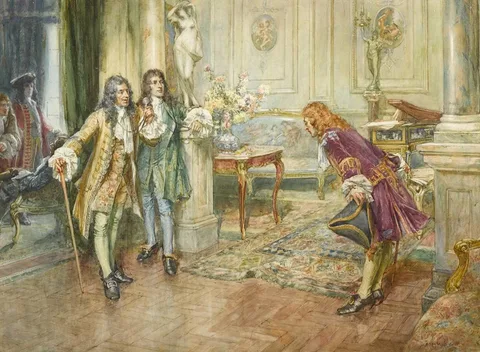 Arthur David McCormick, A GENTLEMAN PRESENTS HIMSELF, watercolour