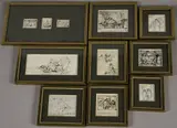 Erskine Nicol, MARKET SKETCHES (SET OF ELEVEN)