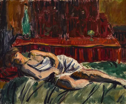 Roderic O'Conor, RECLINING WOMAN, c.1910, oil on canvas