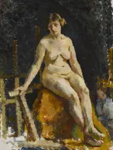 Mainie Jellett, SEATED NUDE