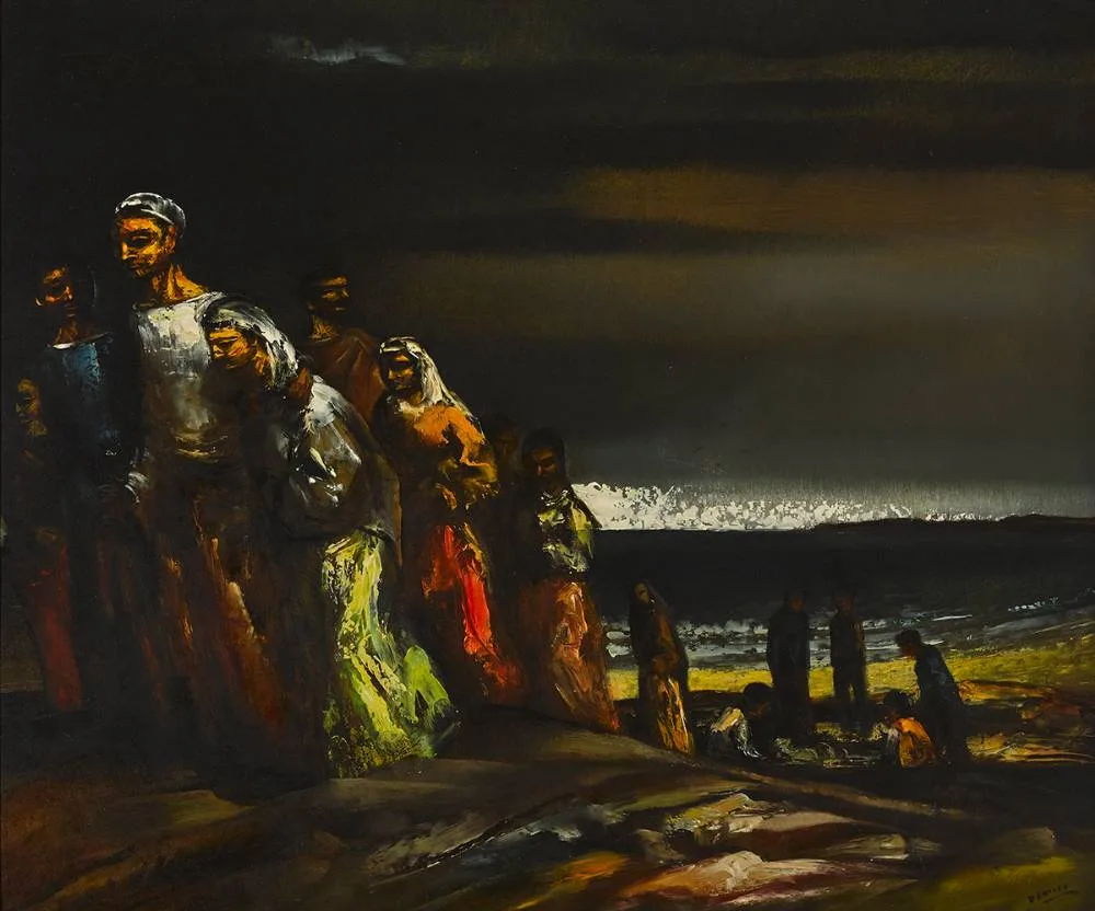 AND YET ANOTHER by Daniel O'Neill, c.1953, oil on board, sold Mar 2020