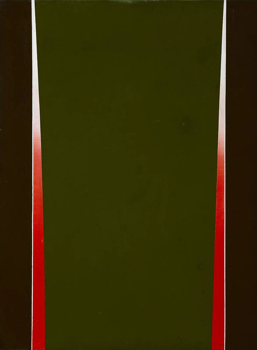 BREACH by Cecil King, 1973, oil on canvas, sold Mar 2020
