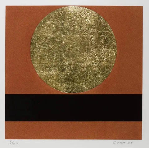 Patrick Scott, UNTITLED (MEDITATION SERIES), 2008, carborundum print; (no. 8 from an edition of 100)