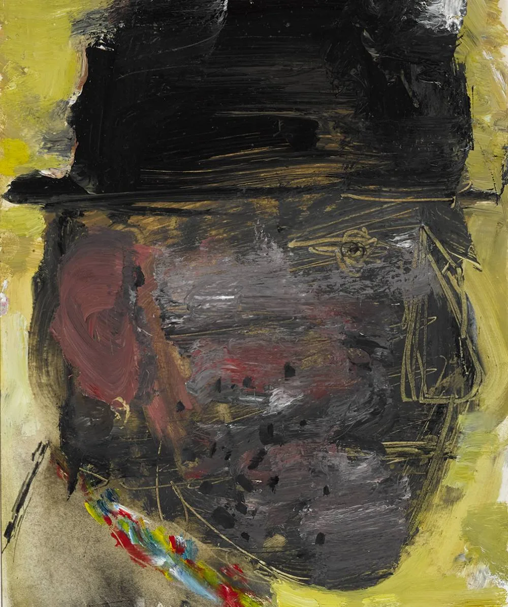 TRAVELLER, 'APPLEBY' by Basil Blackshaw, 1986, oil on board, sold Mar 2020