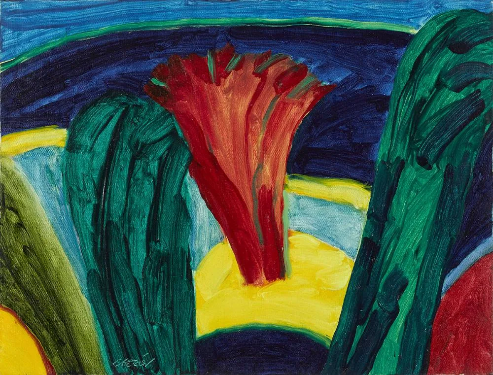 UNTITLED LANDSCAPE by William Crozier, oil on canvas, sold Mar 2020