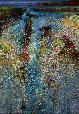 Kenneth Webb, FLOWERS IN THE BOG, ROUNDSTONE, COUNTY GALWAY