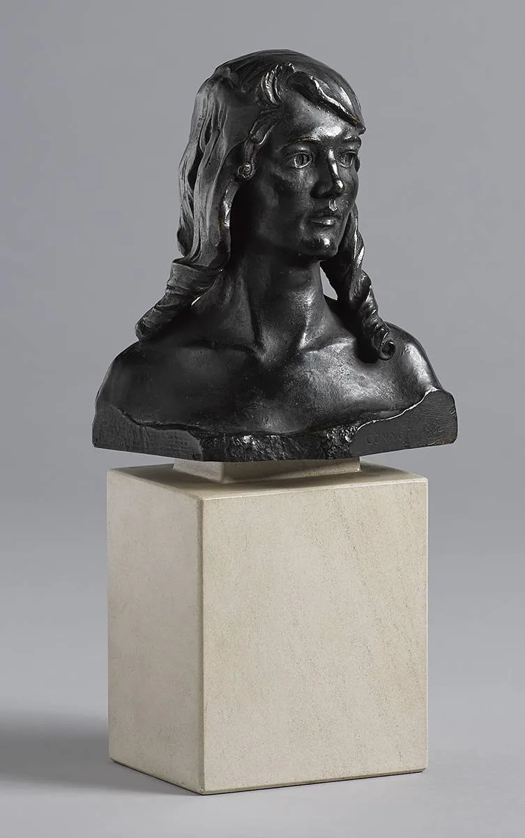 MARJORIE by Jerome Connor, 1932, bronze on polished limestone base, sold Mar 2020