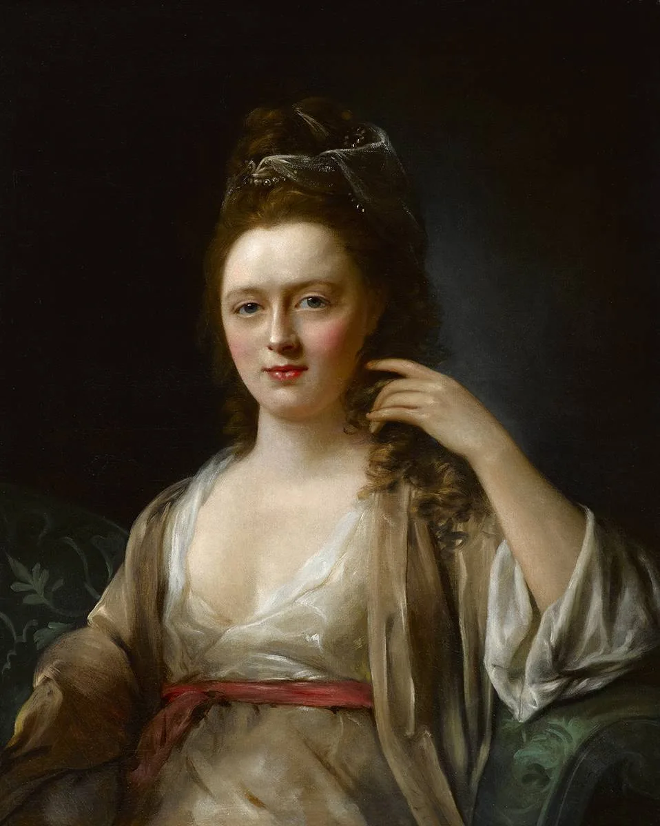 Nathaniel Hone, PORTRAIT OF A LADY SAID TO BE ANN GARDINER (1746-1810), oil on canvas
