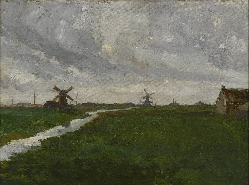 Walter Osborne, ZAANDAM, 1901, oil on canvas