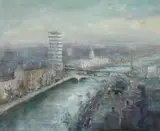 Peter Pearson, LOOPLINE BRIDGE AND CUSTOMS HOUSE, DUBLIN