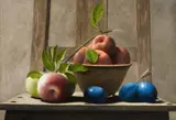 Stuart Morle, STILL LIFE WITH PEACHES