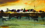 Kenneth Webb, VIEW OF THE CLADDAGH, GALWAY