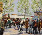 James S. Brohan, HAGGLING, SMITHFIELD MARKET, DUBLIN