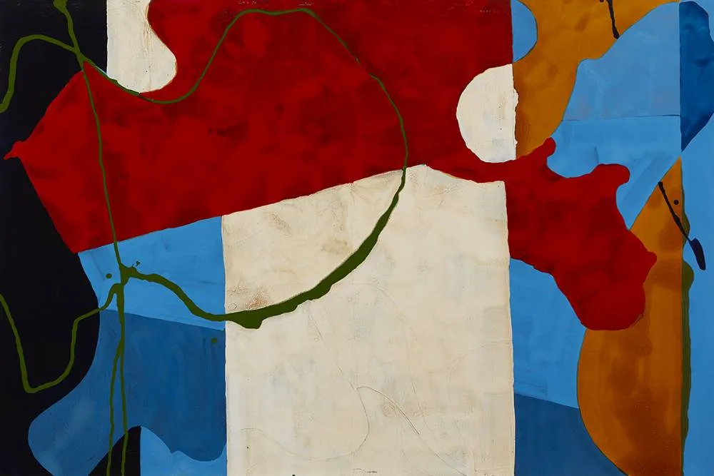 John Ochs, UNITITLED, shellac on panel