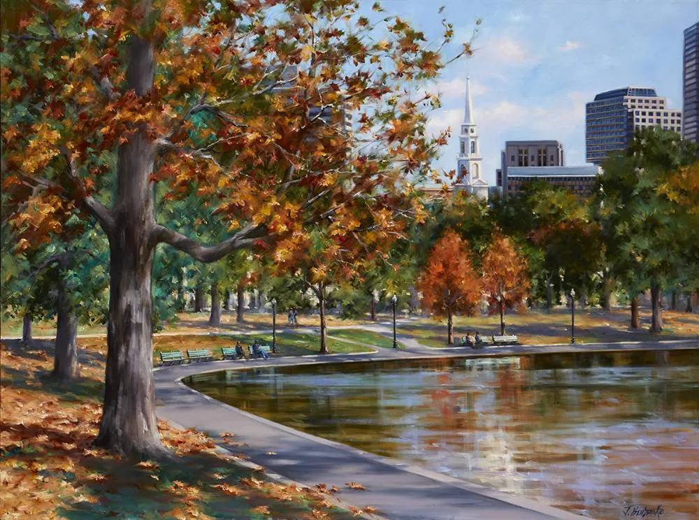 Joreen Benbenek, CENTRAL PARK, oil on canvas