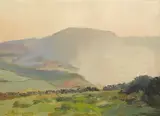 Edith Anna Somerville, SUNSET, MIST AND MOUNTAINS