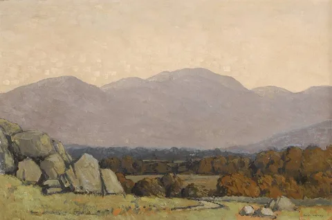 Paul Henry, GLENCREE, COUNTY WICKLOW, c. 1939-45, oil on canvas