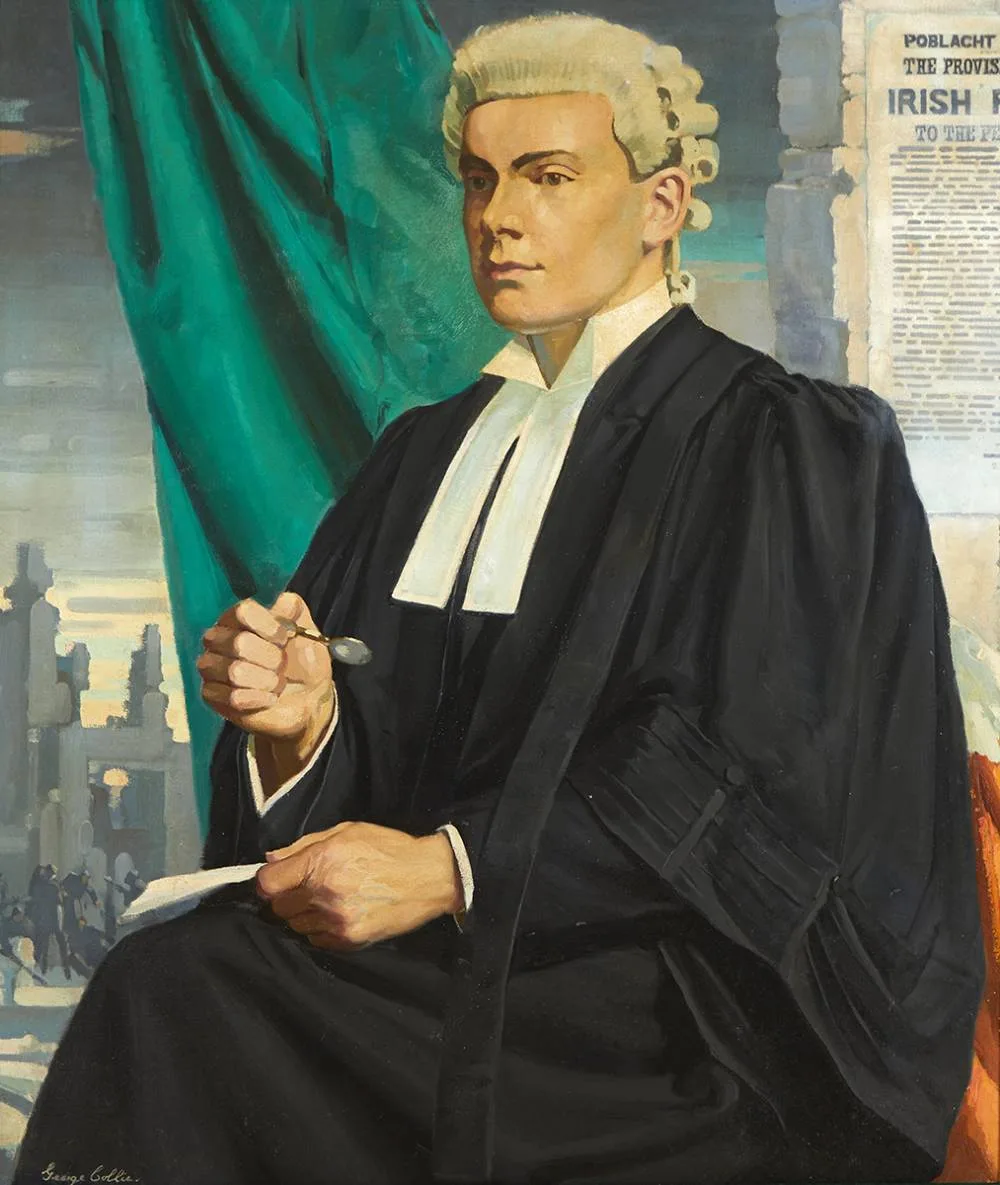 George Joseph Collie, PORTRAIT OF PADRAIG PEARSE, oil on canvas