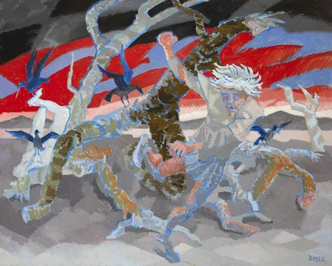 Alicia Boyle, SWEENEY AT MAGHRATH, oil on canvas