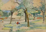 Harry Kernoff, ST. STEPHEN'S GREEN, DUBLIN