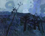 Colin Middleton, BLUE LANDSCAPE WITH TREES: NORTH ANTRIM